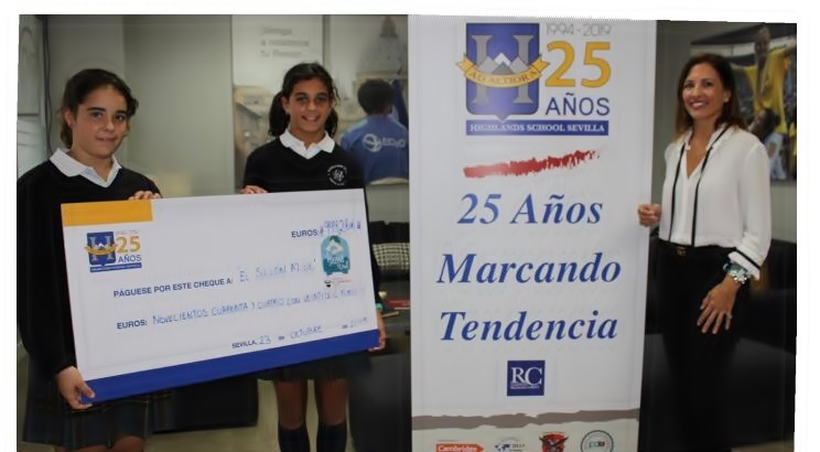 El colegio Highlands Sevilla muestra su lado más dulce con el reto de 'El Sillón Azul'