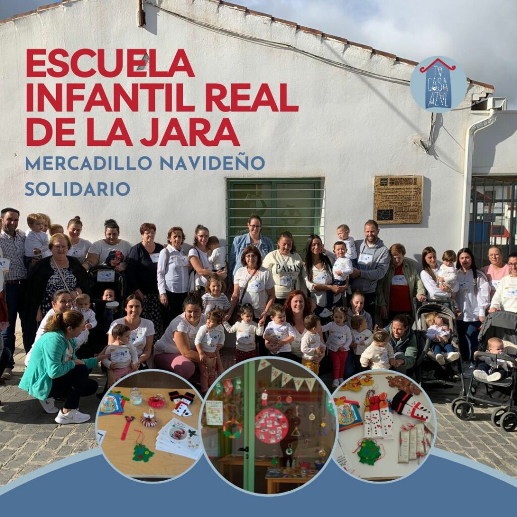 Mercadillo solidario Escuela infantil del Real de la Jara
