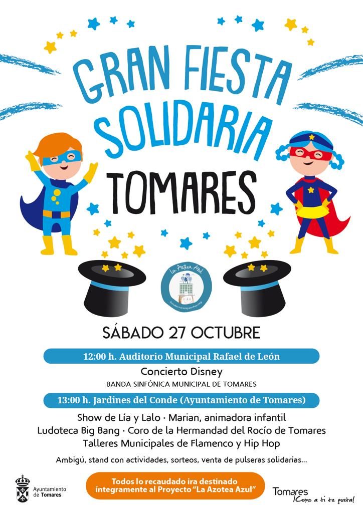 Gran Fiesta Solidaria para toda la familia en Tomares